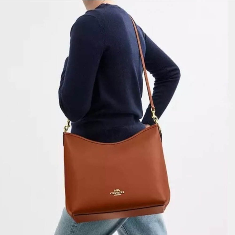 Coach Brown Leather Shoulder Bag